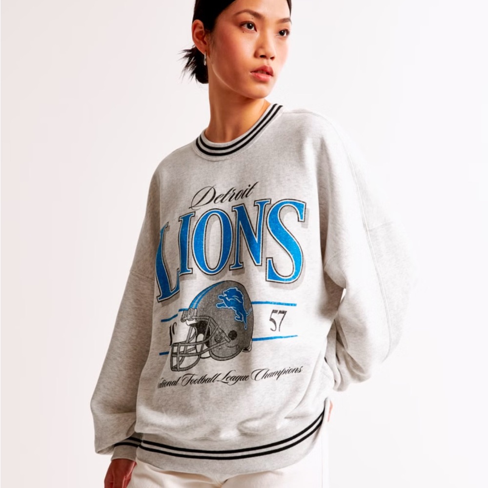 Abercrombie Detroit Lions Crewneck
